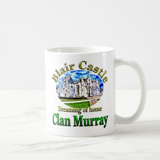 Klan Murray drömmer om Home Blair Castle Kaffemugg (Höger)