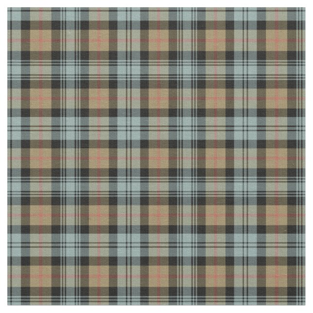 Klan Murray Weasted Tartan Tyg (Närbild)