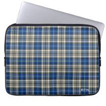 Klan Napier Tartan Royal Blue Play Monogram