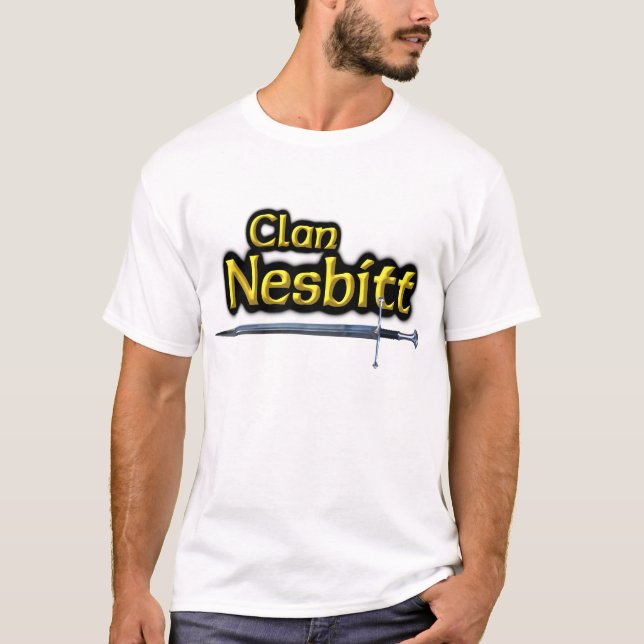 Klan Nesbitt Inspired Scottish Tee Shirt (Framsida)