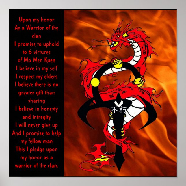 Klan Oath Poster (Framsidan)