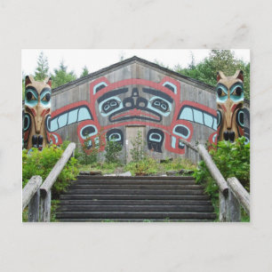 Klan- och totem-poler, Ketchikan, Alaska Vykort