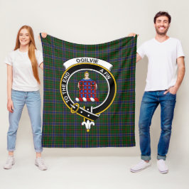 Klan Ogilvie Hunting Tartan Play Fleecefilt