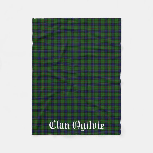 Klan Ogilvie Tartan Play Fleecefilt (Framsidan)