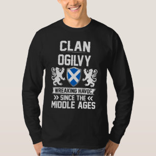 Klan Ogilvy Scottish Family Klan Scotland Wreaking T Shirt