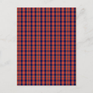 Klan Ogilvy Tartan Vykort
