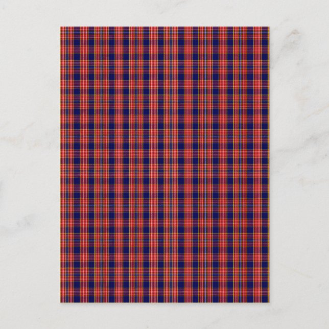 Klan Ogilvy Tartan Vykort (Framsida)