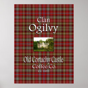 Klan Ogilvy's Old Cortachy Castle Coffee Co. Poster