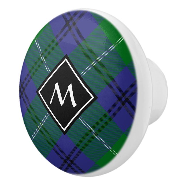 Klan Oliphant Tartan Ceramic Knob Knopp (Höger)