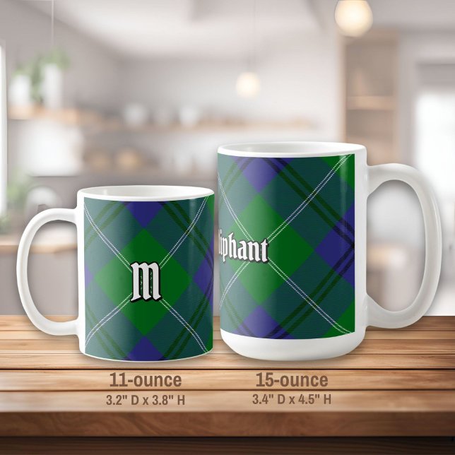 Klan Oliphant Tartan Coffee Mugg (Skapare uppladdad)