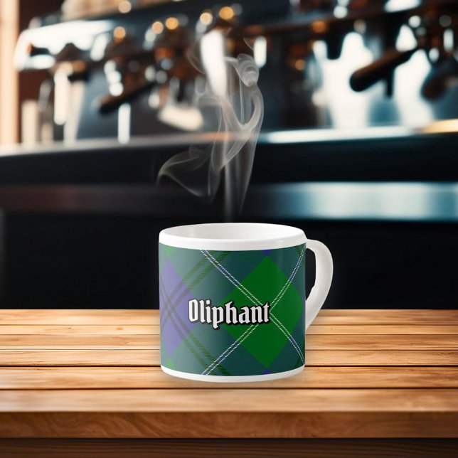 Klan Oliphant Tartan Espresso Kopp Espressomugg (Skapare uppladdad)