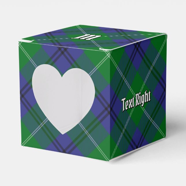 Klan Oliphant Tartan Favor Box Presentaskar (Framsidan Sidan)