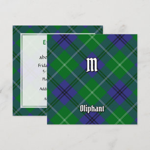 Klan Oliphant Tartan Inbjudningar