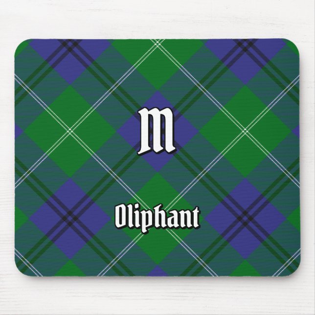 Klan Oliphant Tartan Mouse Pad Musmatta (Framsidan)