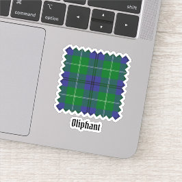 Klan Oliphant Tartan Sticker Klistermärken