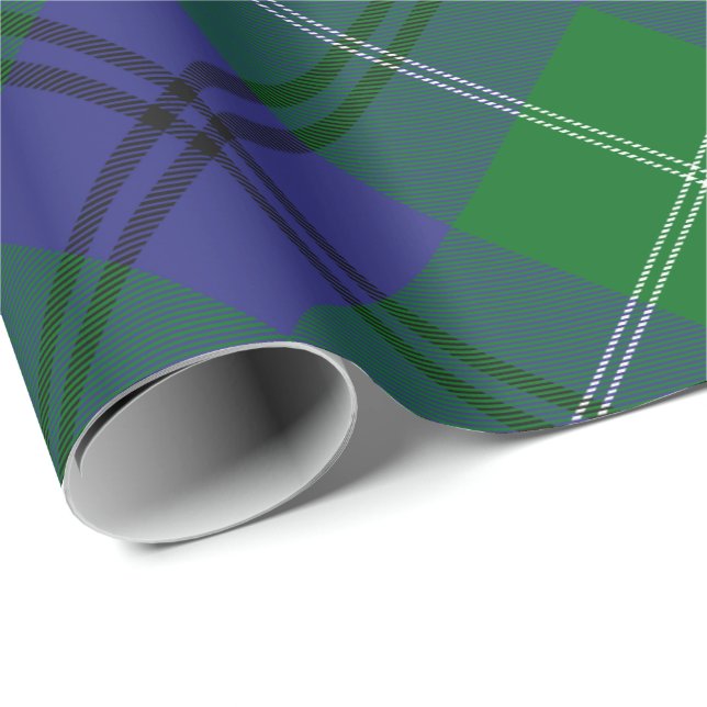 Klan Oliphant Tartan Wrapping Papper Presentpapper (Rullad Hörn)