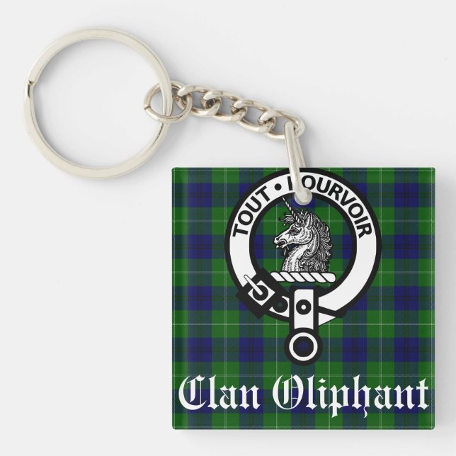 Klan Oliphant Vapensköld & Tartan (Framsidan)