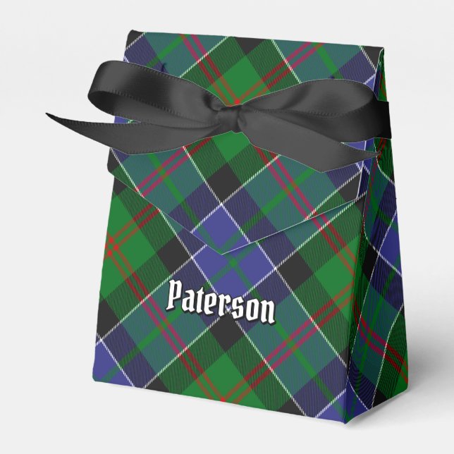 Klan Paterson Tartan Presentaskar (Framsidan Sidan)