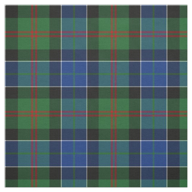 Klan Paterson Tartan Tyg (Provkarta)