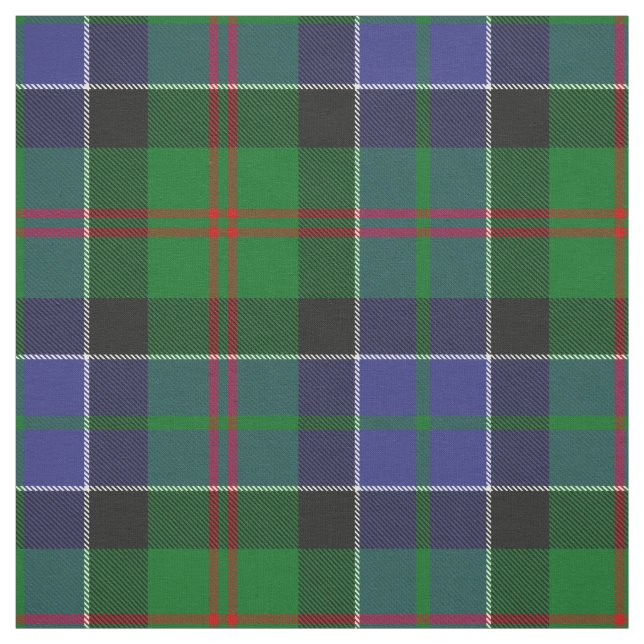 Klan Paterson Tartan Tyg (Provkarta)