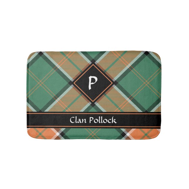 Klan Pollock Tartan Bath Mat Badrumsmatta (Framsidan)