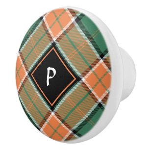 Klan Pollock Tartan Ceramic Knob Knopp