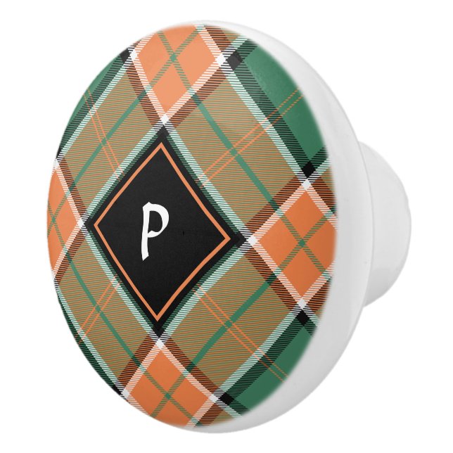 Klan Pollock Tartan Ceramic Knob Knopp (Höger)