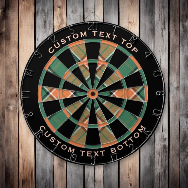 Klan Pollock Tartan Dart Board Darttavla (Skapare uppladdad)
