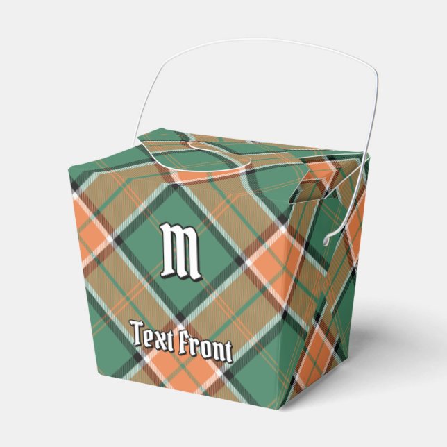 Klan Pollock Tartan Favor Box Presentaskar (Framsidan Sidan)