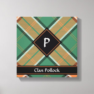 Klan Pollock Tartan Kanvastryck
