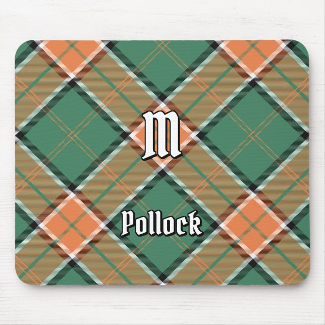 Klan Pollock Tartan Mouse Pad Musmatta (Framsidan)