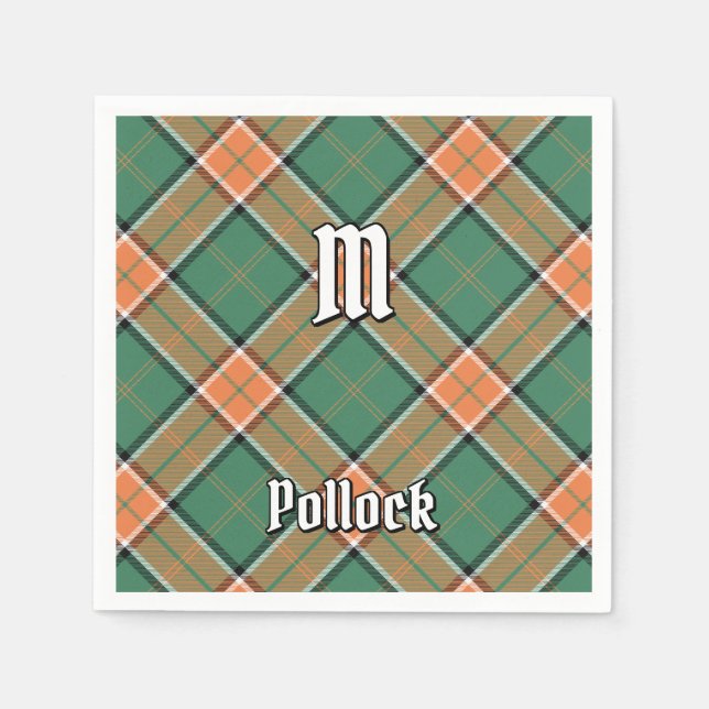 Klan Pollock Tartan Napkins Pappersservett (Framsidan)