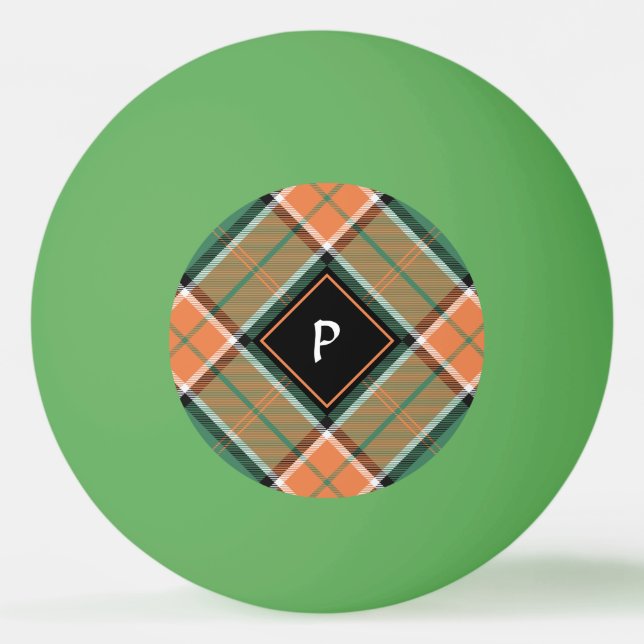 Klan Pollock Tartan Ping Pong Boll (Framsidan)