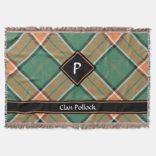 Klan Pollock Tartan Throw Blanket Filt