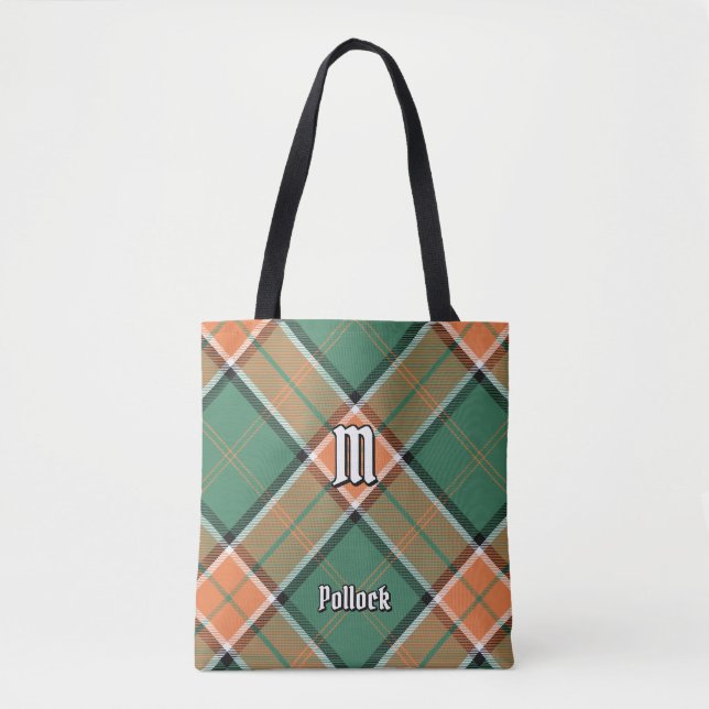 Klan Pollock Tartan Tote Bag Tygkasse (Framsida)