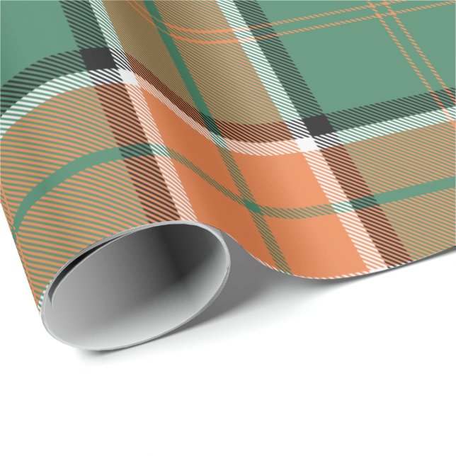 Klan Pollock Tartan Wrapping Papper Presentpapper (Rullad Hörn)