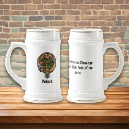 Klan Pollock Vapensköld Beer Stein Sejdel