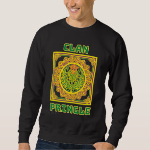 Klan Pringle Scottish Celtic Thistle Lång Ärmad Tröja