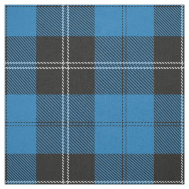 Klan Ramsay Blue Hunting Tartan Tyg (Provkarta)