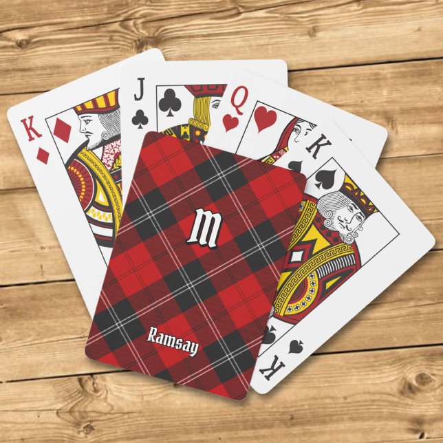 Klan Ramsay Red Tartan Casinokort (Skapare uppladdad)