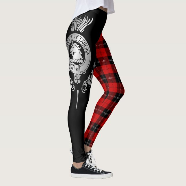 Klan Ramsay Vapensköld & Tartan Leggings (Höger)