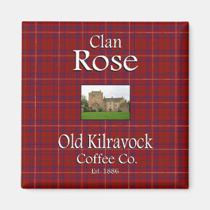 Klan Ro gamla Kilravock Coffee Co. Magnet