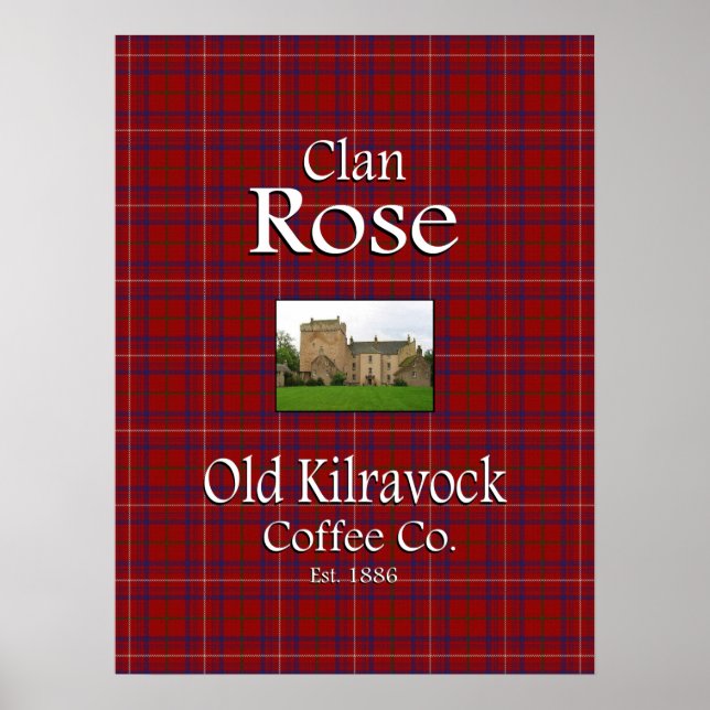 Klan Ro gamla Kilravock Coffee Co. Poster (Framsidan)