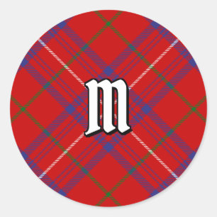 Klan Ro Tartan Runt Klistermärke