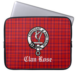 Klan Ro Vapensköld Badge & Tartan Laptop Fodral