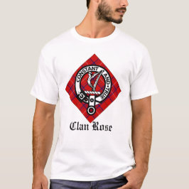 Klan Ro Vapensköld Badge & Tartan T Shirt