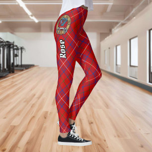 Klan Ro Vapensköld över Tartan Leggings