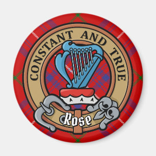 Klan Ro Vapensköld över Tartan Magnet