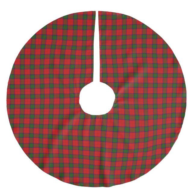 Klan Robertson Tartan Julgransmatta Borstad Polyester (Framsidan)