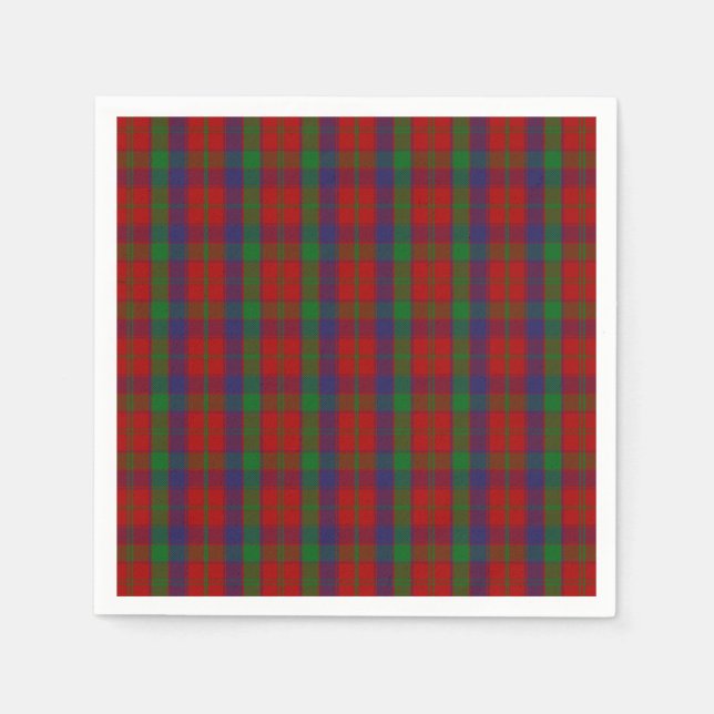 Klan Robertson Tartan Pappersservett (Framsidan)
